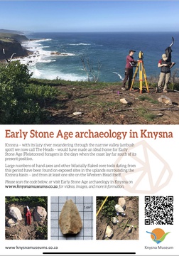 Knysna Museum poster: Early Stone Age Archaeology in Knysna