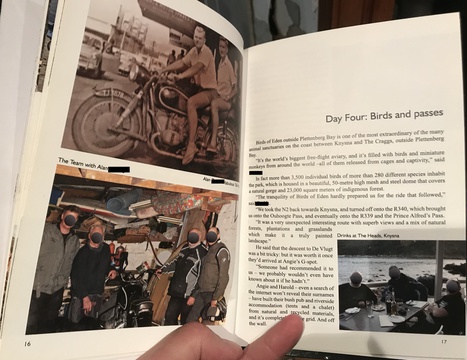42-page hardcover, full-colour memoir of a road trip: written and designed by Martin Hatchuel. Only about 6 copies made via print-on-demand